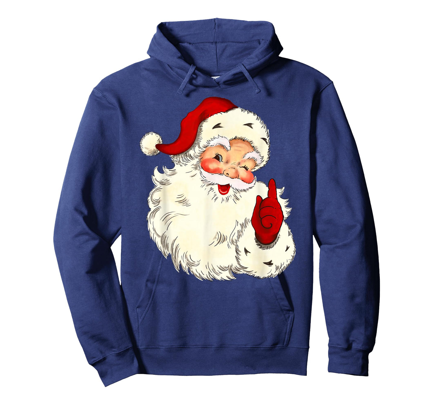 Cool Santa Claus Face Vintage Family Christmas Men Women T-Shirt