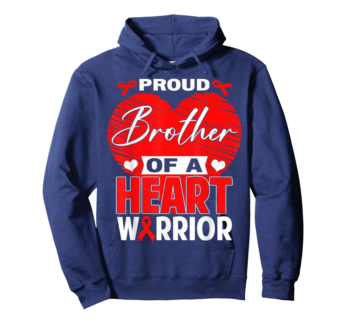 Proud Brother of Heart Warrior Heart Disease Awareness T-Shirt