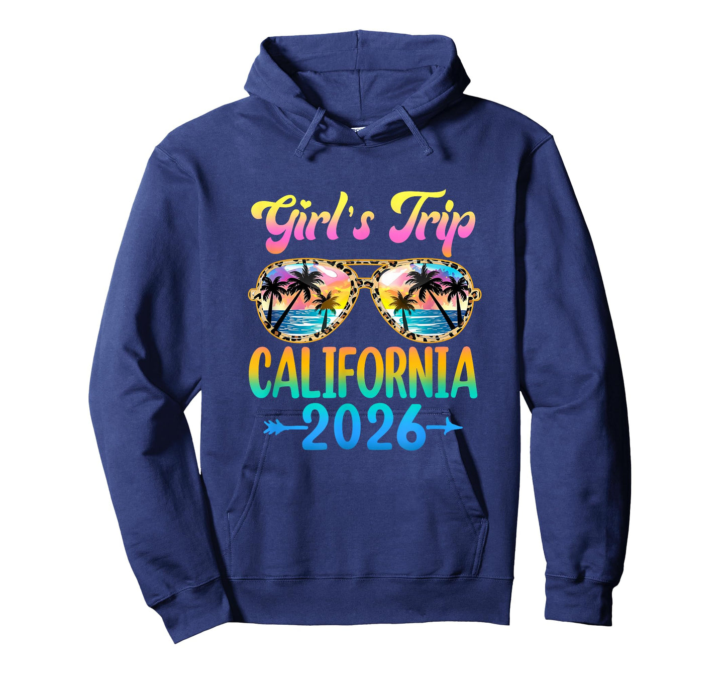 Girl's Trip California 2026 Summer Vacation Sunglasses T-Shirt