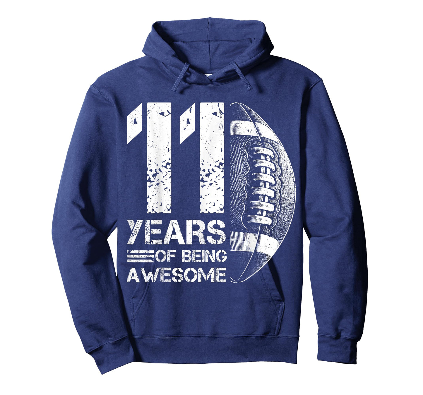 11th Birthday Retro American Football 11 Years Old Boy Girl T-Shirt