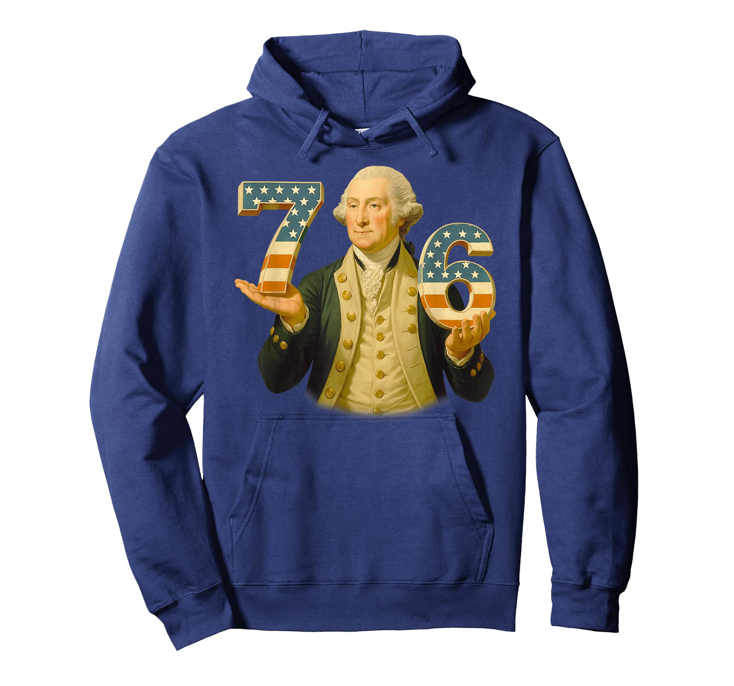 Funny Vintage Reverse 67 Meme 76 George Washington USA T-Shirt