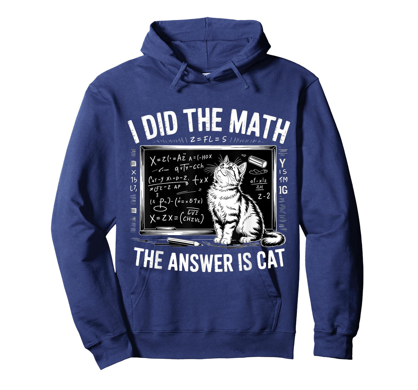 I Did Math The Answer is Cat Mathematics Funny Math Cat T-Shirt