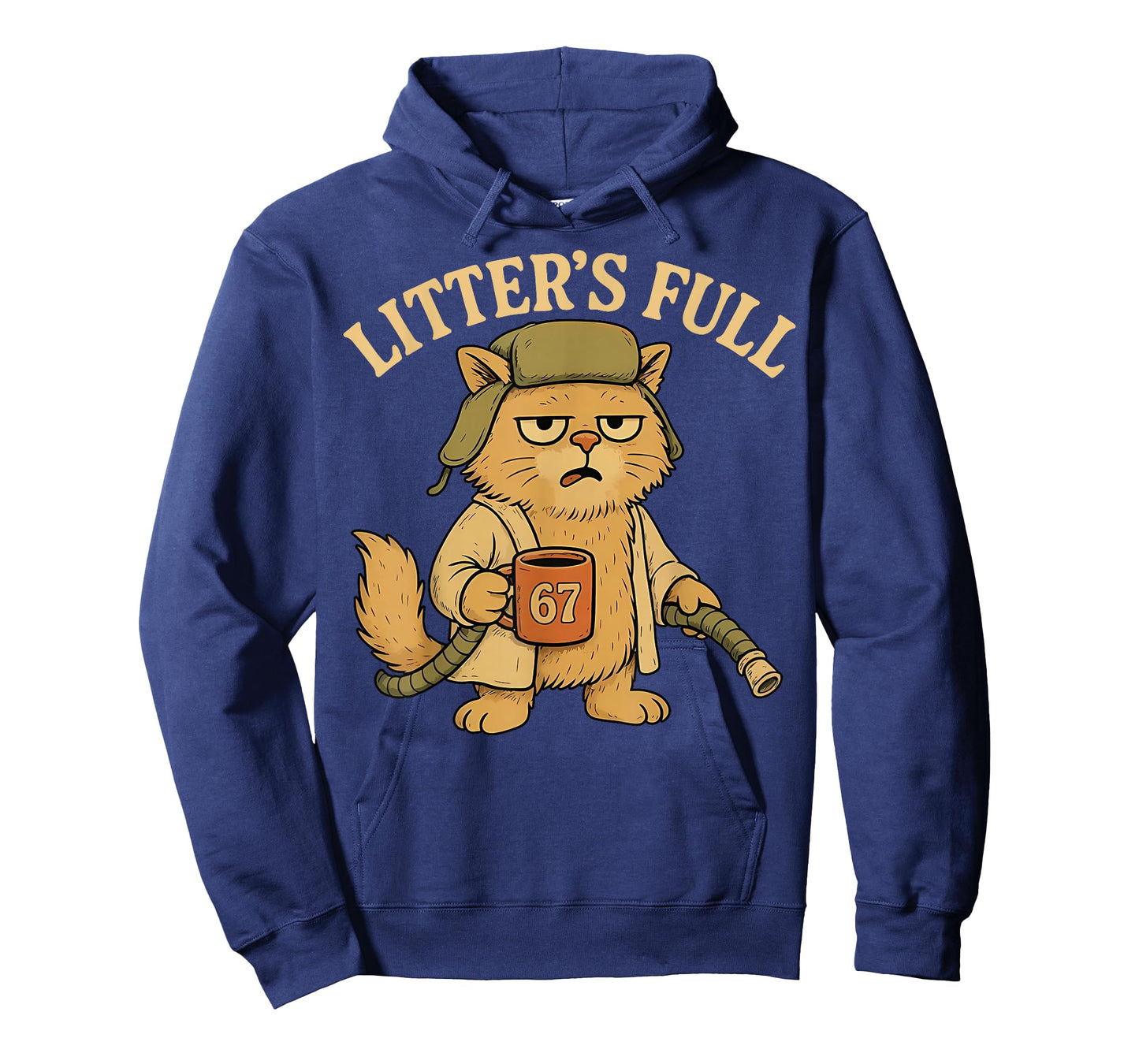 Litter’s Full Funny Cat Lovers Christmas Xmas T-Shirt