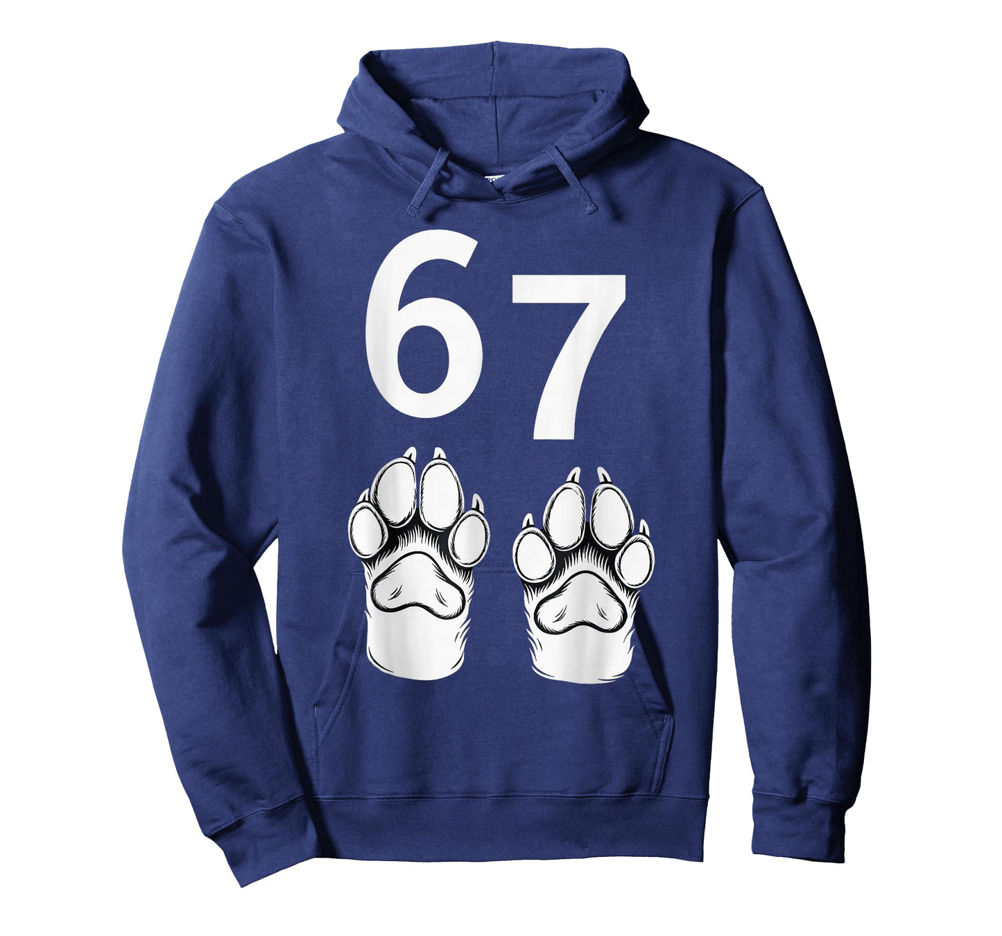 67 Meme Six Seven Funny Dog Paw T-Shirt