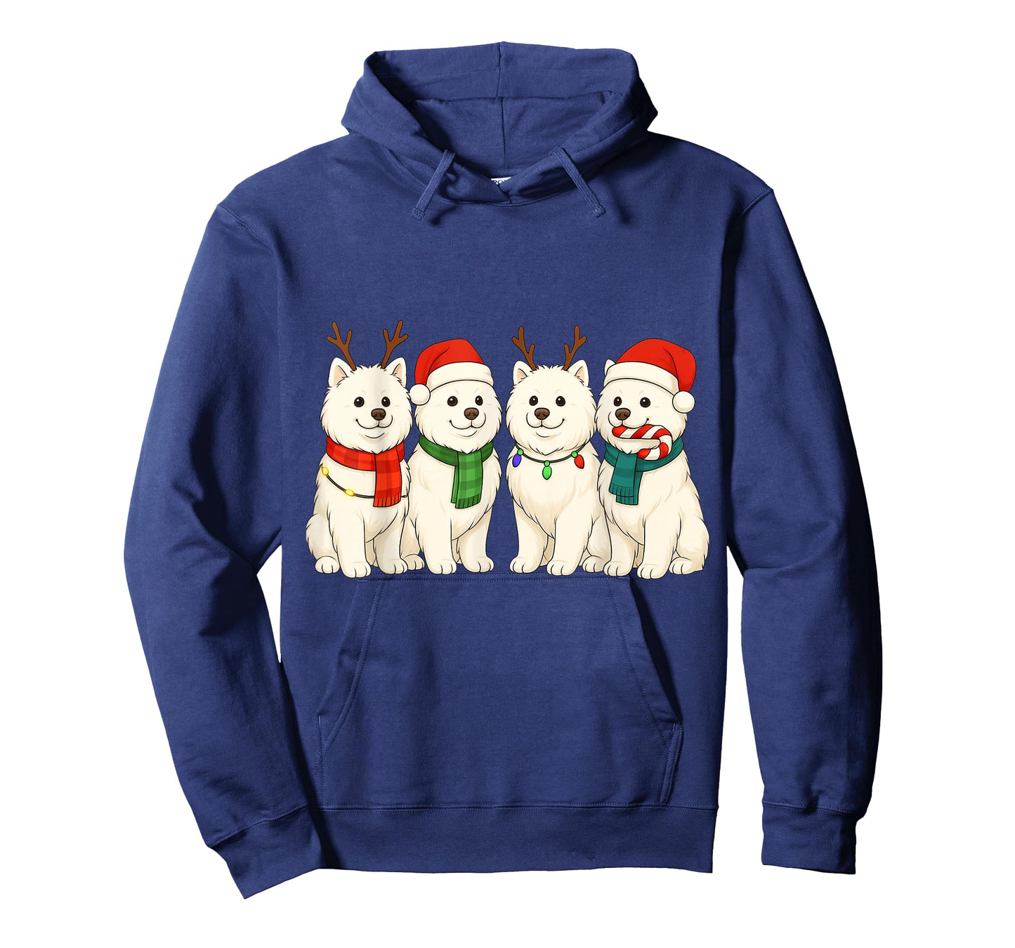 Samoyed Santa Hat Tee Dog Merry Christmas T-Shirt