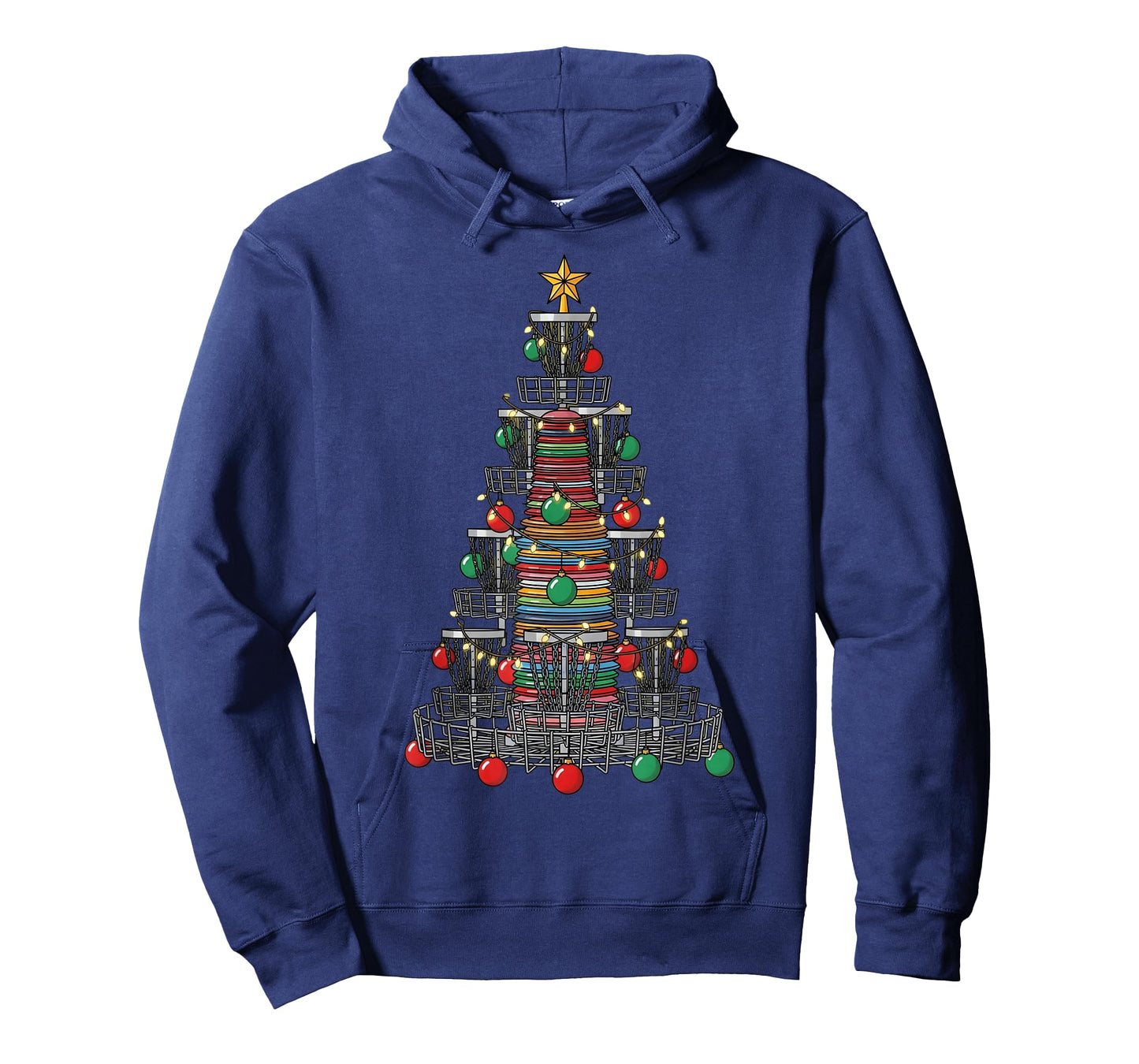 Disc Golf Christmas Tree Xmas Funny Golfer Graphic Men Women T-Shirt