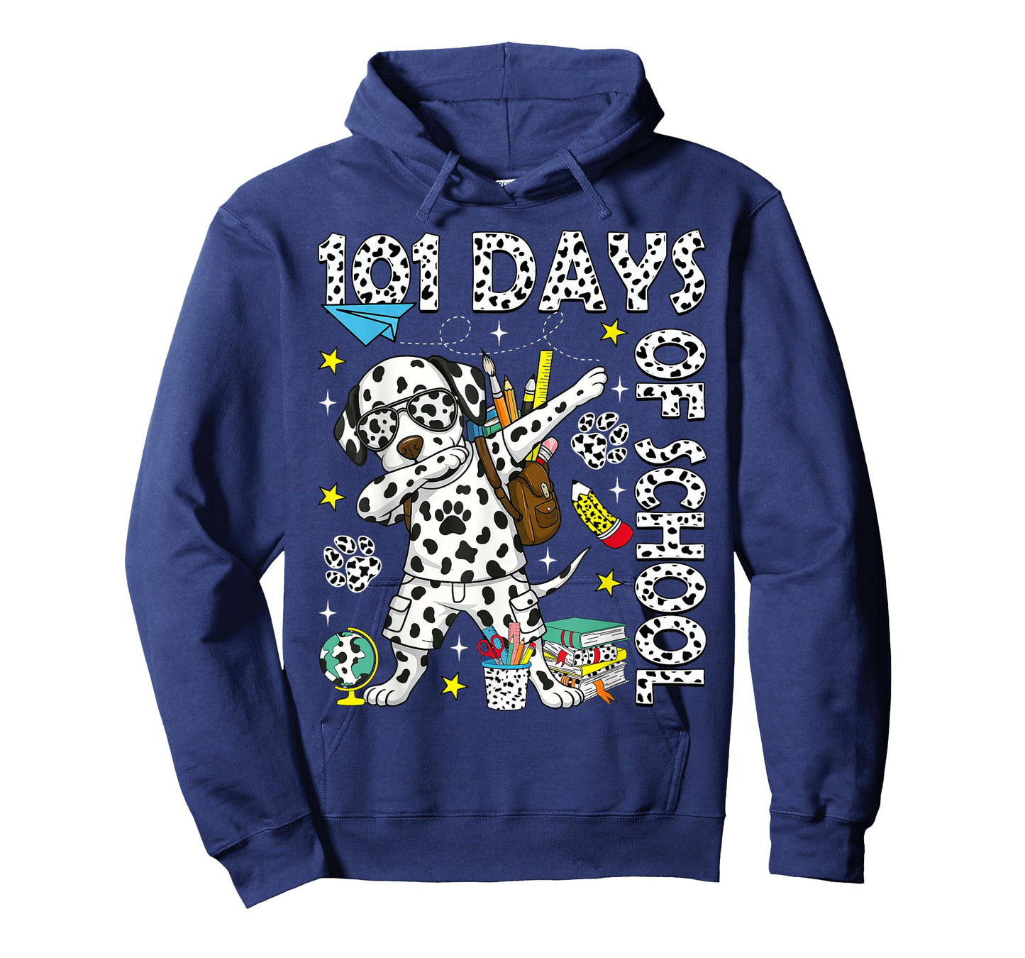 100 Days of School Dabbing Dalmatian Dog Teachers Boys Kids T-Shirt