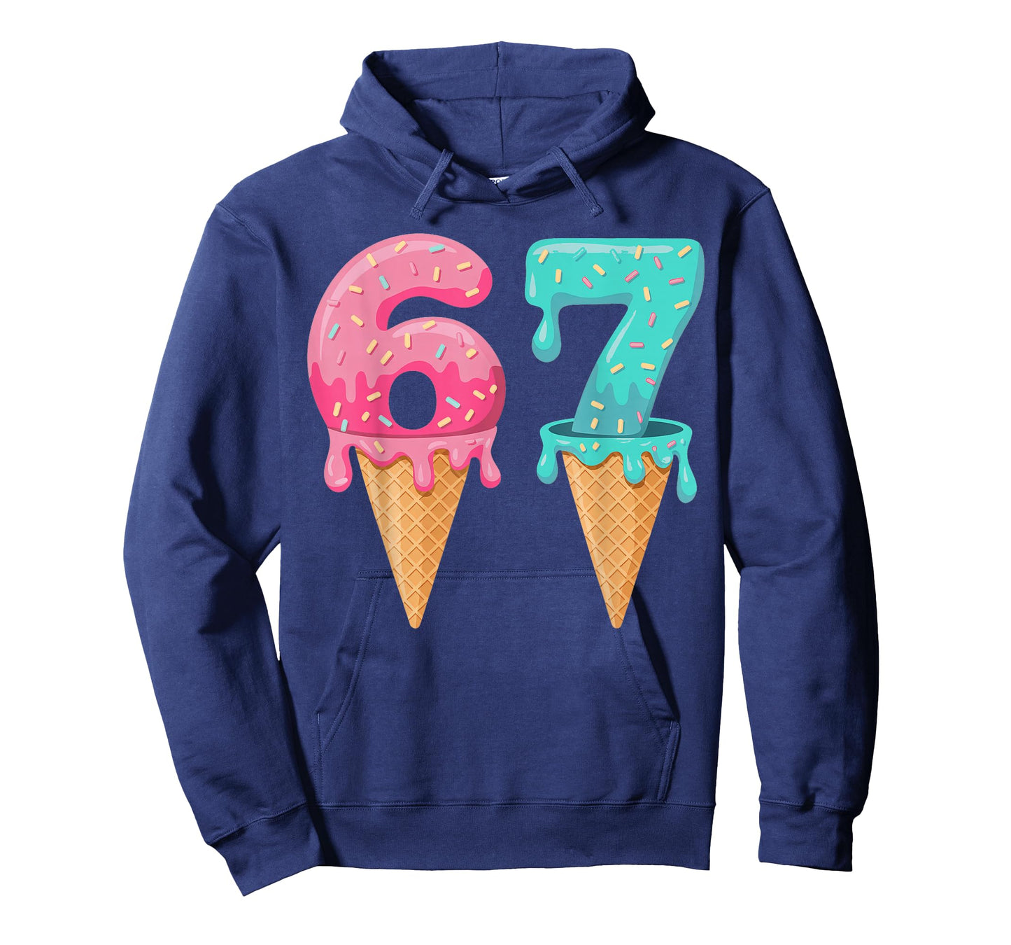 Baseball Drip Ice Cream 67 Baseball Lifestyle 101 T-Shirt