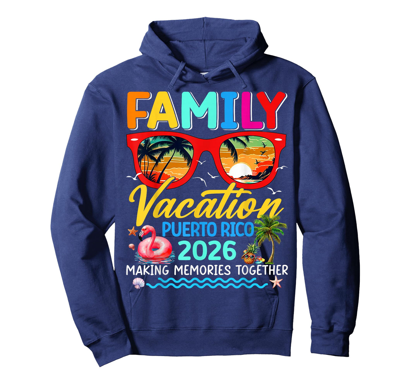 Family Vacation Puerto Rico 2026 Summer Matching Group Trip T-Shirt