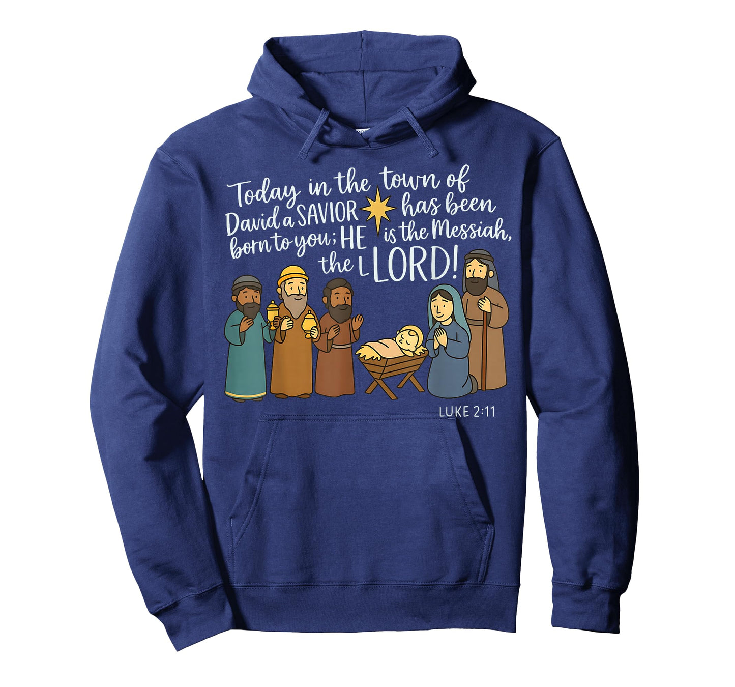 Today in The Town of David a Savior is Born Christmas Jesus T-Shirt