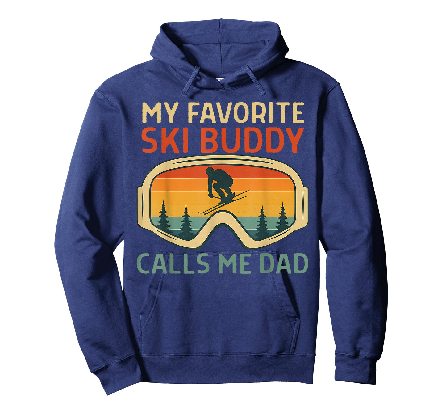My Favorite Ski Buddy Calls Me Dad Funny Skiing Dad Winter T-Shirt