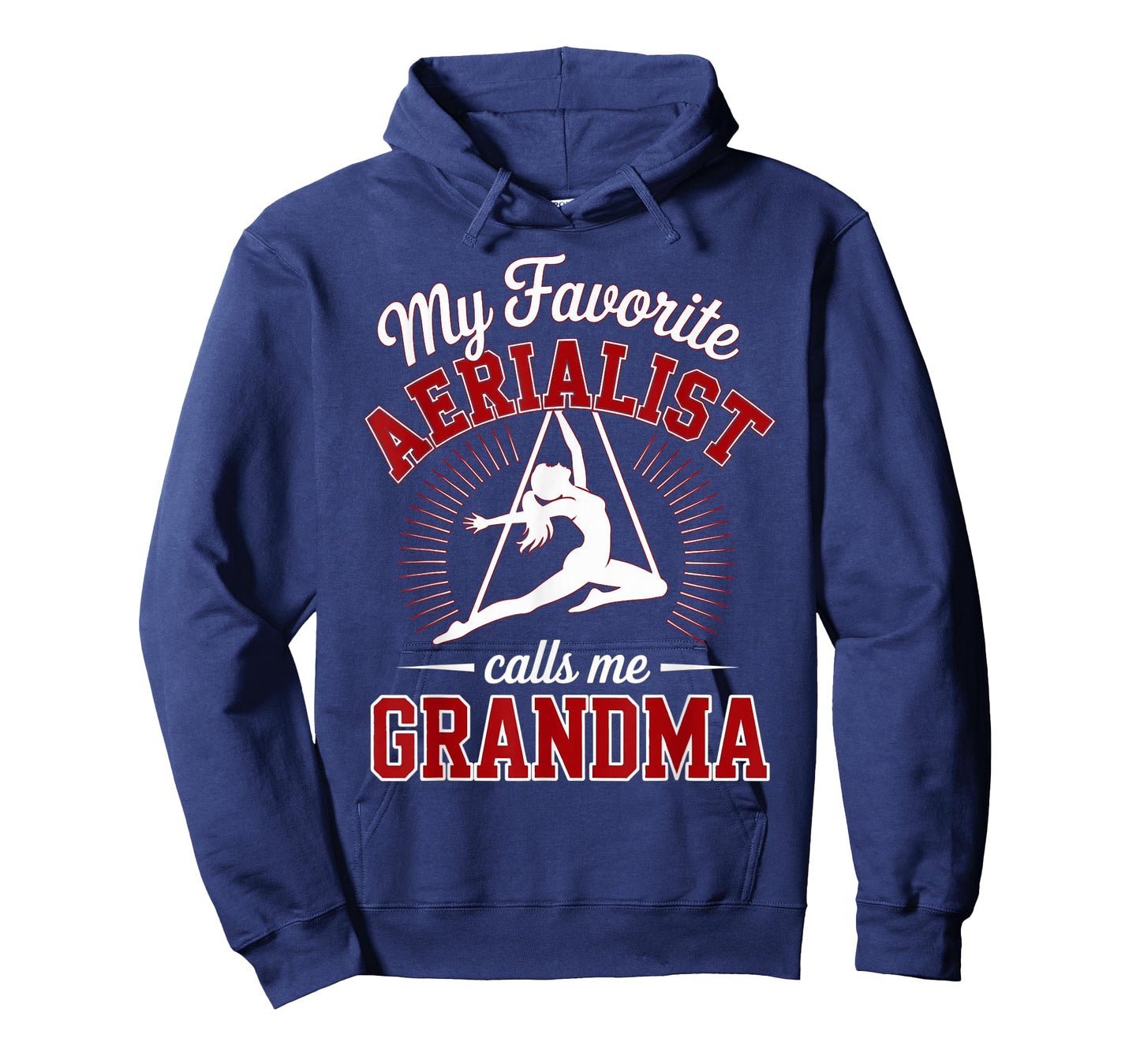 Aerial Silks Grandma Favorite Aerialist Granddaughter Maroon T-Shirt