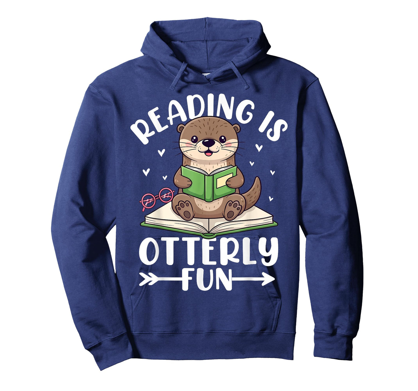 Cute Otter Reading Book Lover Sea Otters Animal Lover T-Shirt