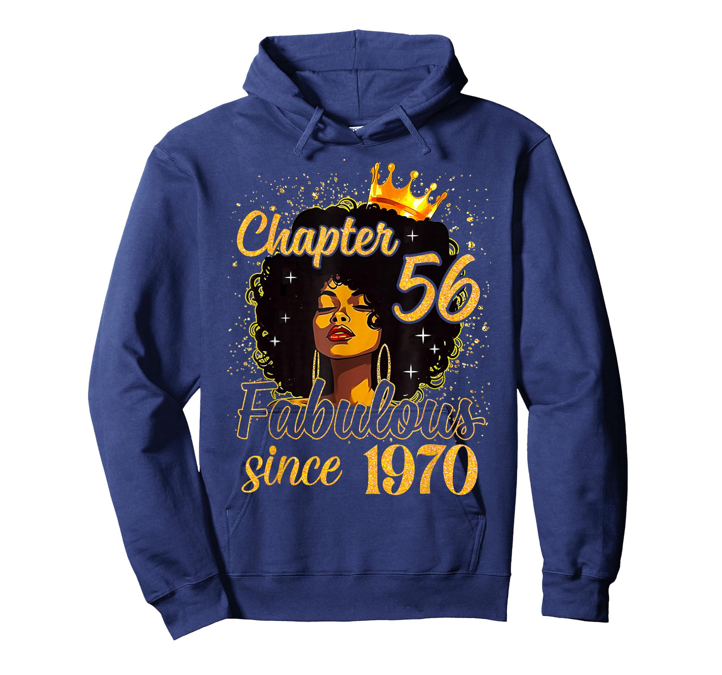 Chapter 56 Fabulous Since 1970 Birthday Women Melanin T-Shirt