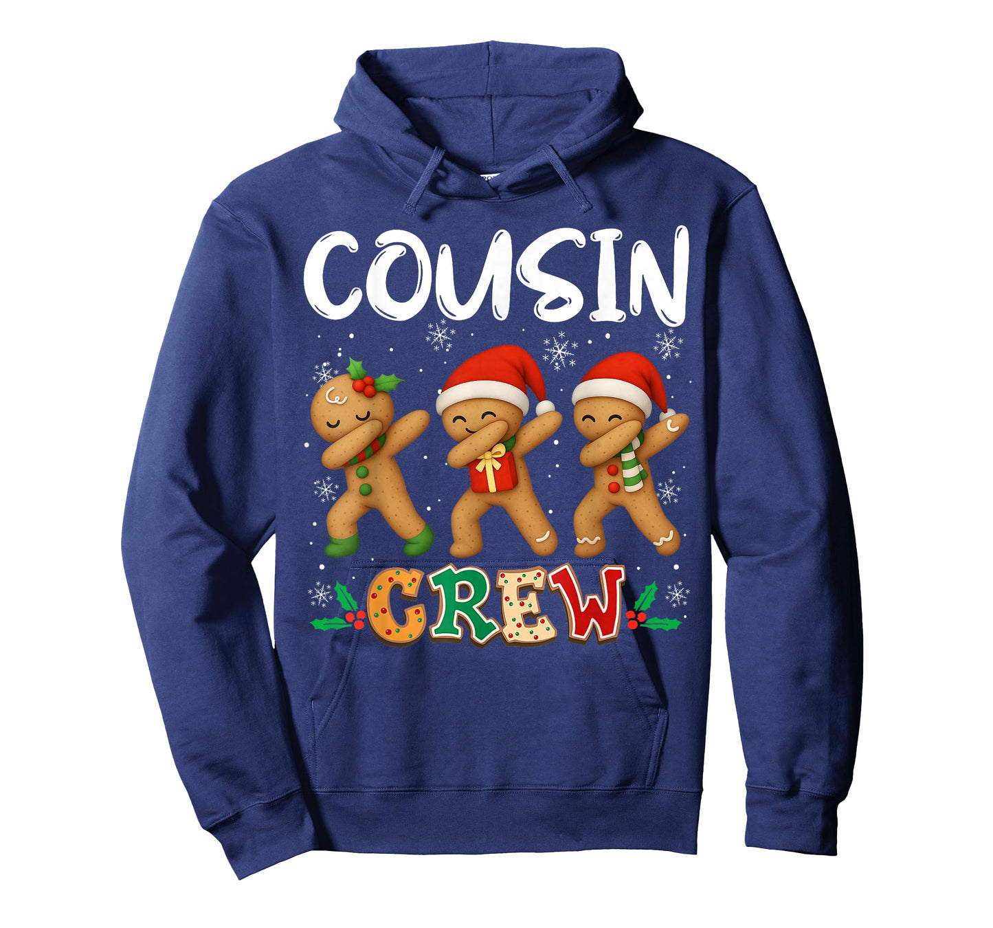 Cousin Crew Christmas Pajama Gingerbread Man Dabbing T-Shirt