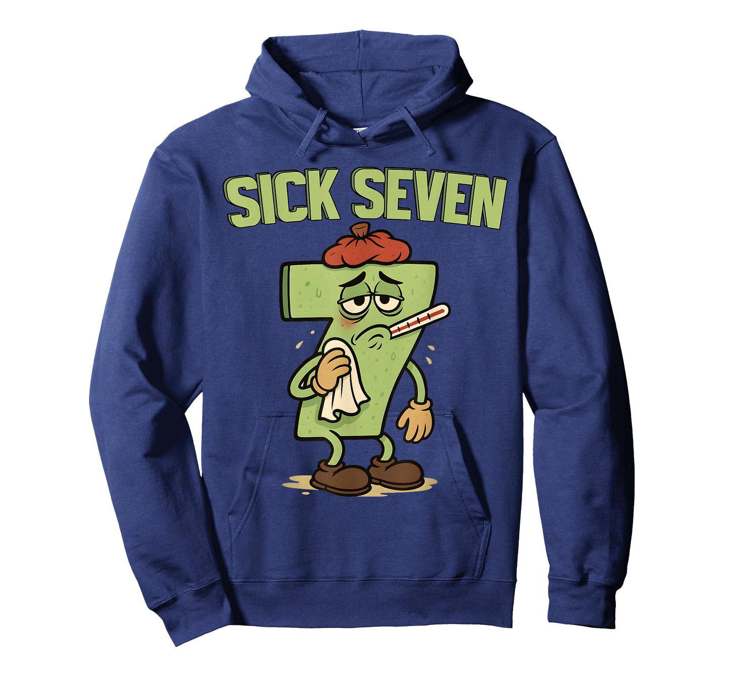 Funny Sick Seven 67 Meme Six Seven Fun Wordplay T-Shirt