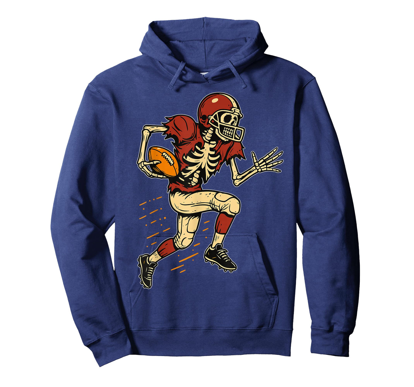 Halloween Skeleton Playing Football Halloween Men Boys Kids T-Shirt