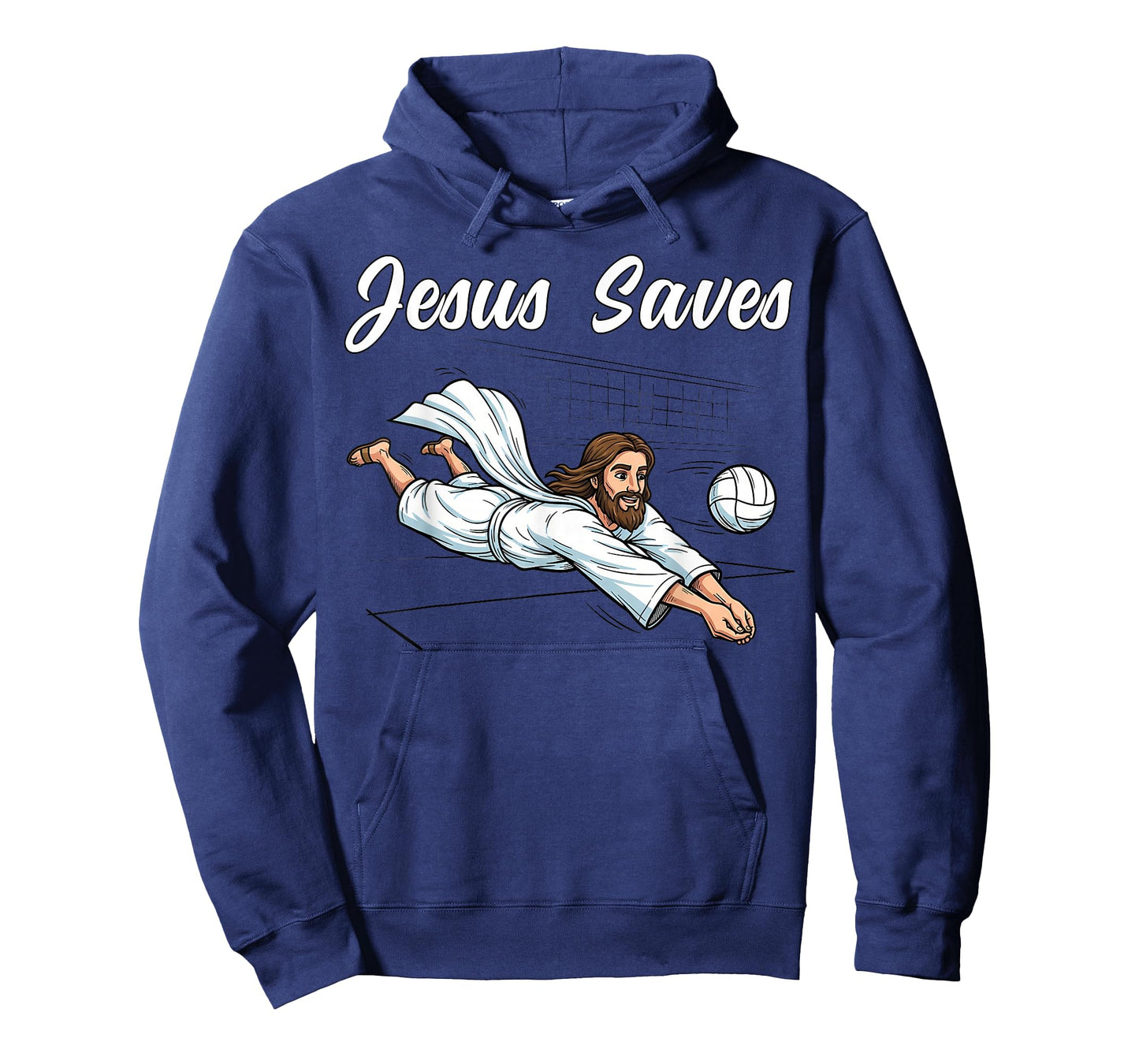 Jesus Christ Saves Christian Volleyball Player Men Women T-Shirt