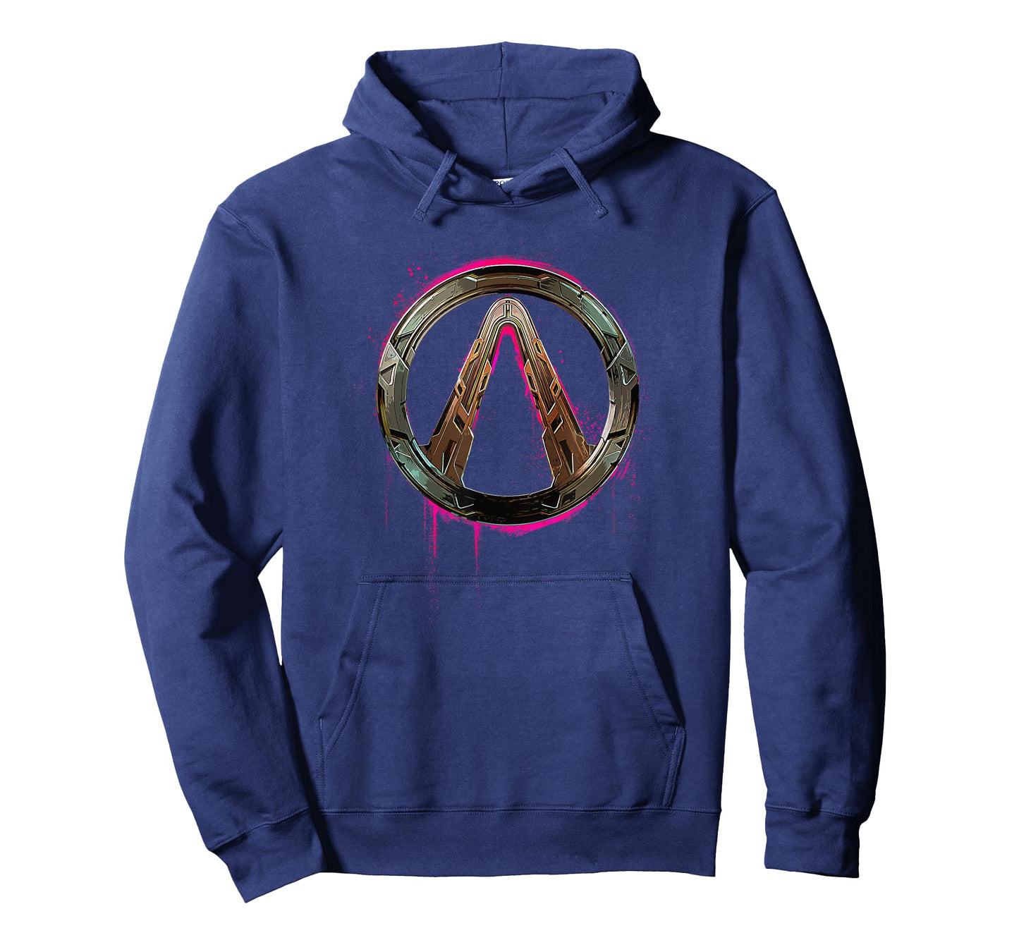 Borderlands 4 Graffiti Vault Logo Pink Glow Video Game T-Shirt