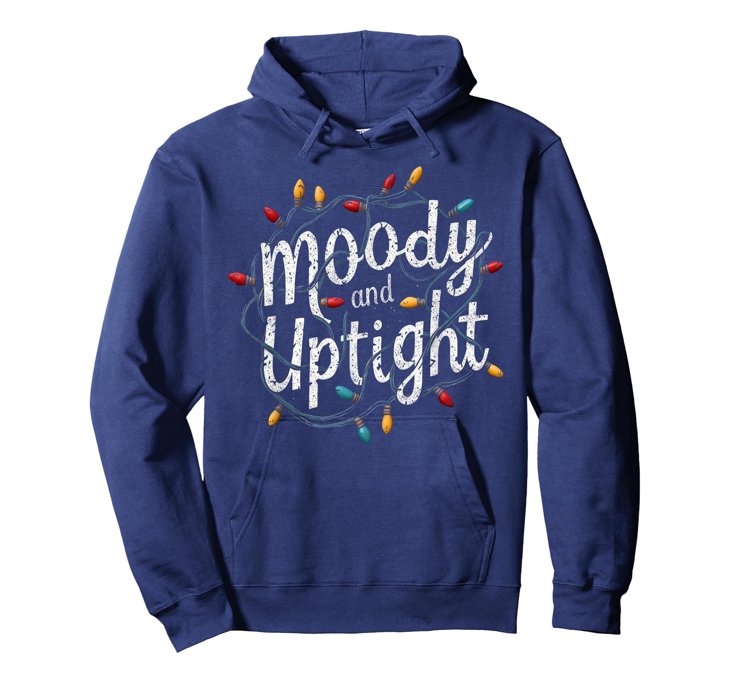 Merry & Bright Moody & Uptight Matching Couples Christmas T-Shirt
