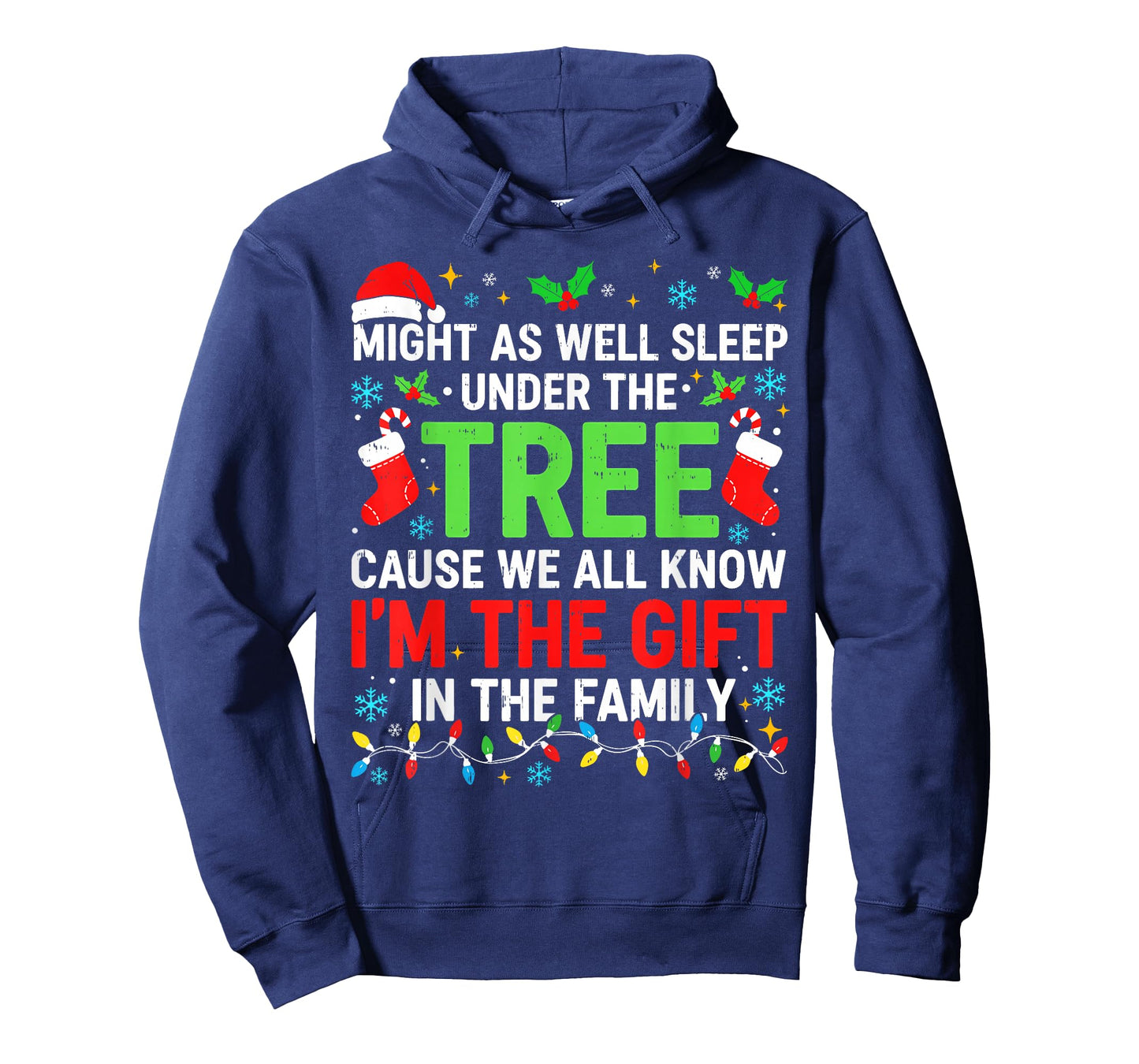Funny I’m The Gift Christmas Shirt Men Women Kids Family T-Shirt