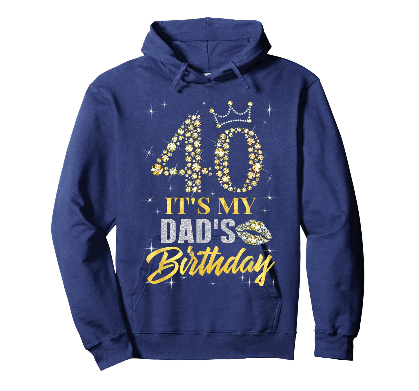 40 It's My Dad's Birthday Crown Happy 40 Years Old T-Shirt
