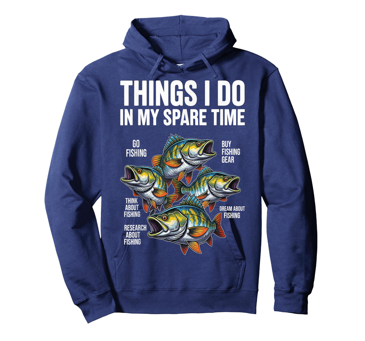 Things I Do in My Spare Time Fishing Fish Men Fisherman Boy T-Shirt