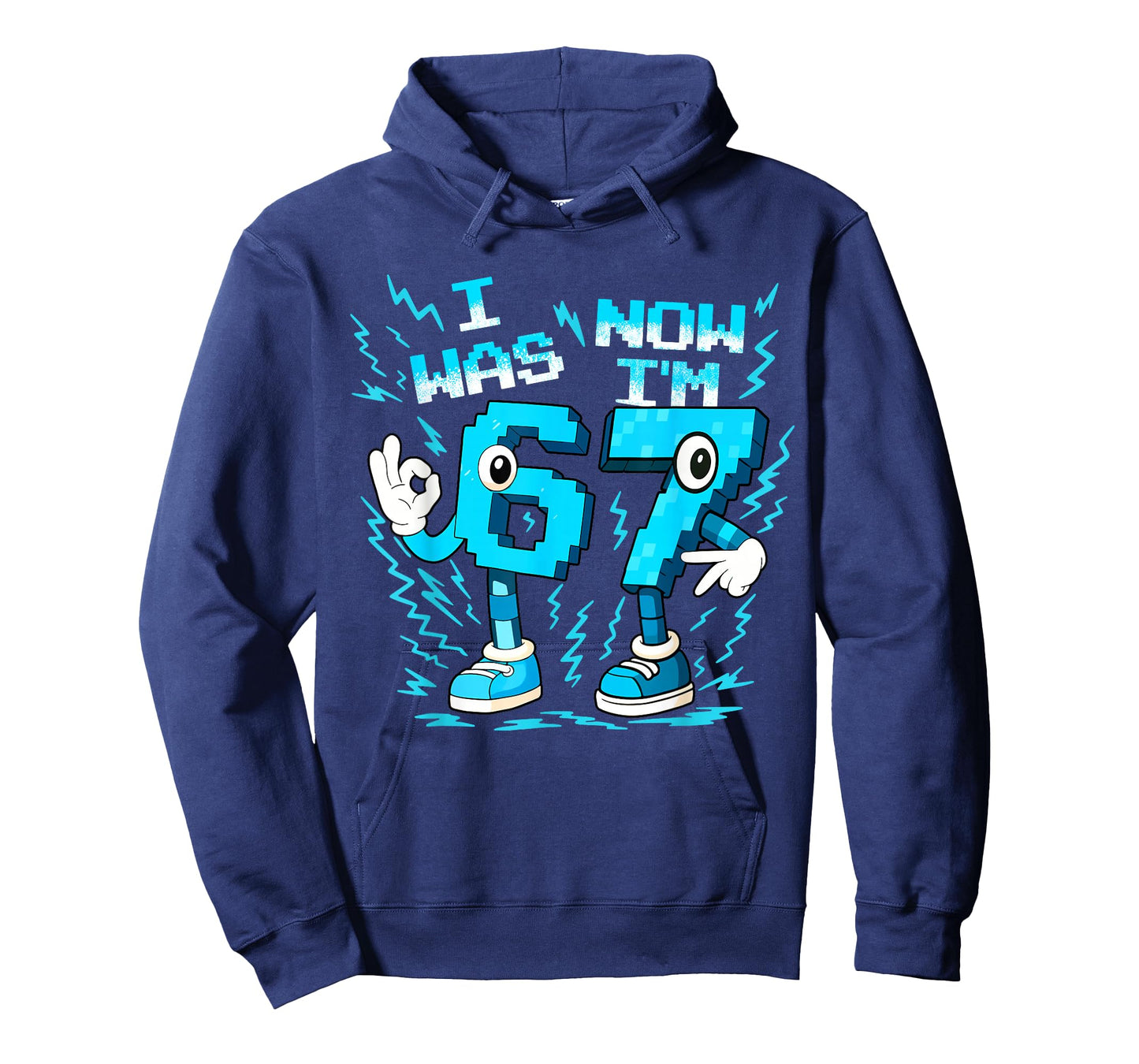 I was 6 Now I'm 7 Birthday Boy 67 Brainrot for Men Women Kid T-Shirt