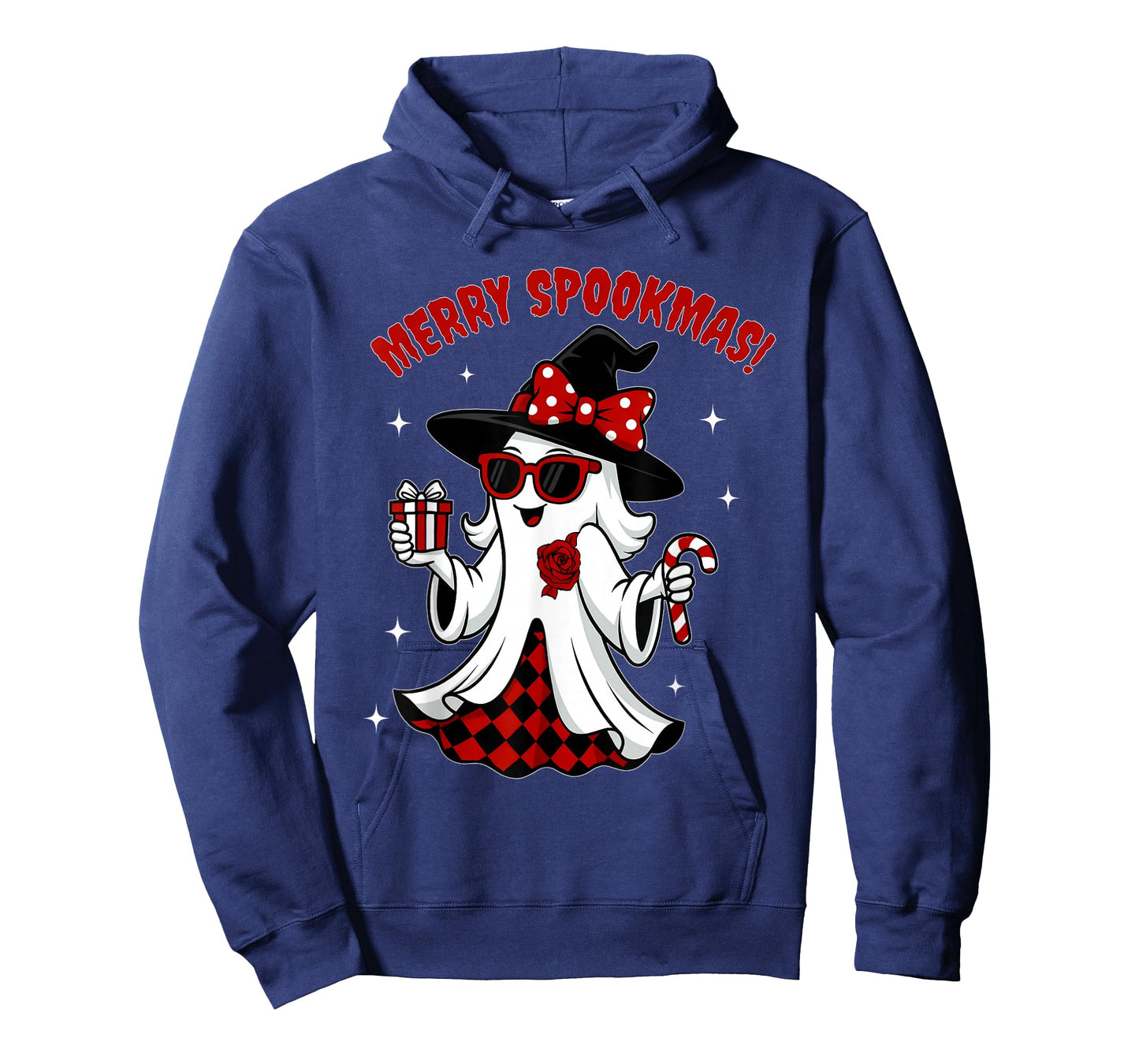 Merry Spookmas Funny Christmas Ghost T-Shirt