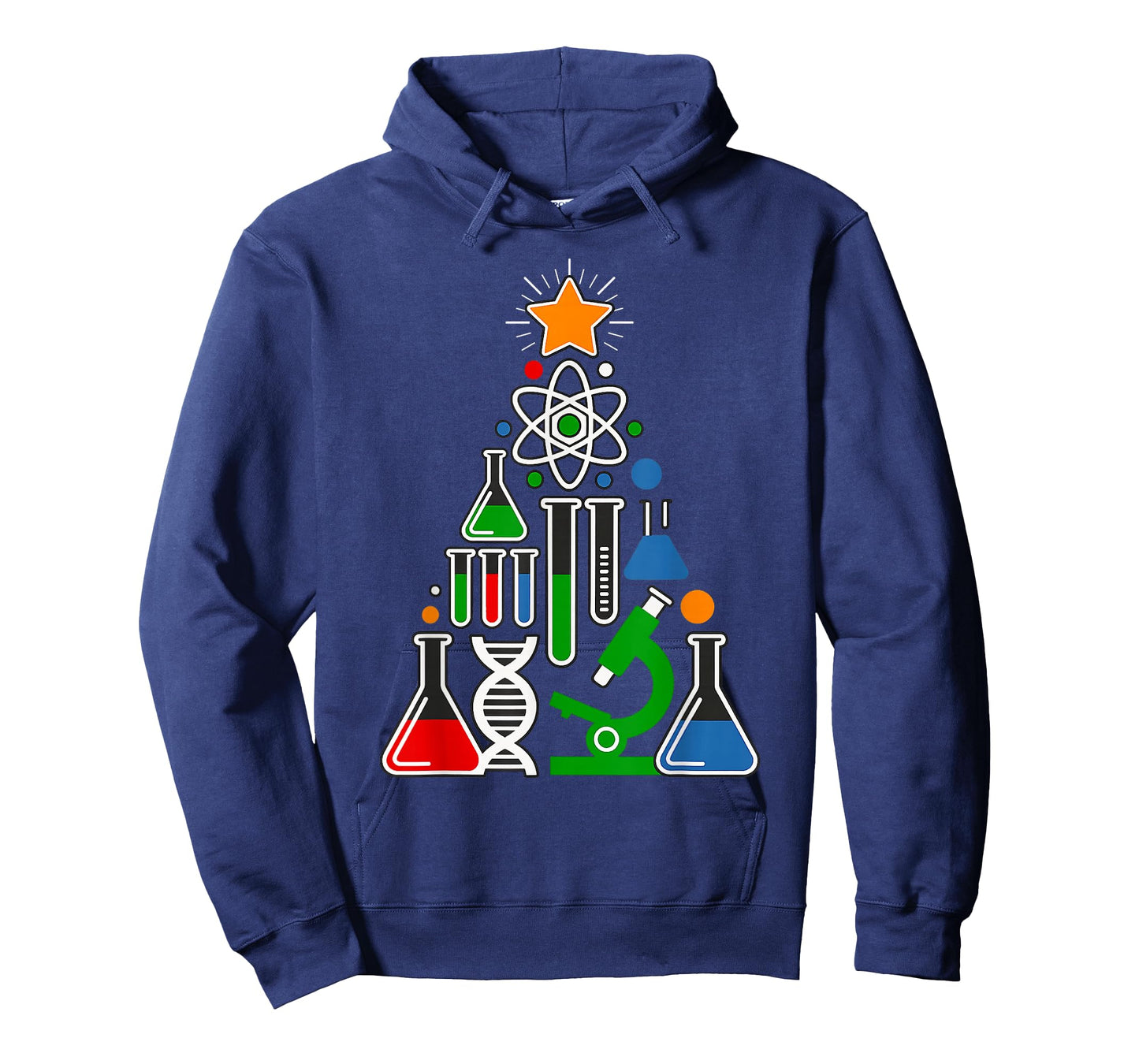Science Christmas Tree - Cool Atom Xmas Pajama T-Shirt
