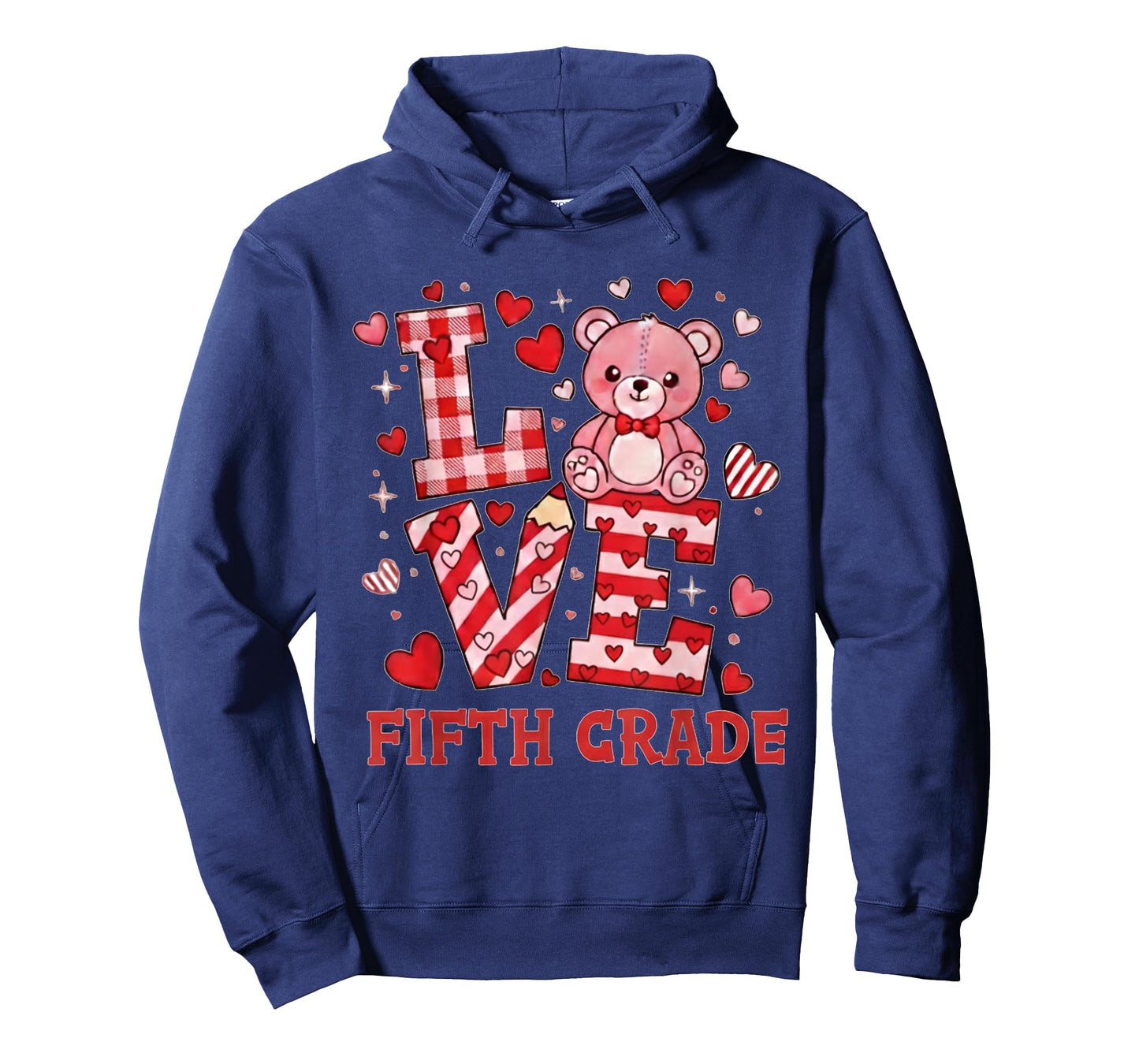 Valentine's Day Love Fifth Grade Teacher T-Shirt