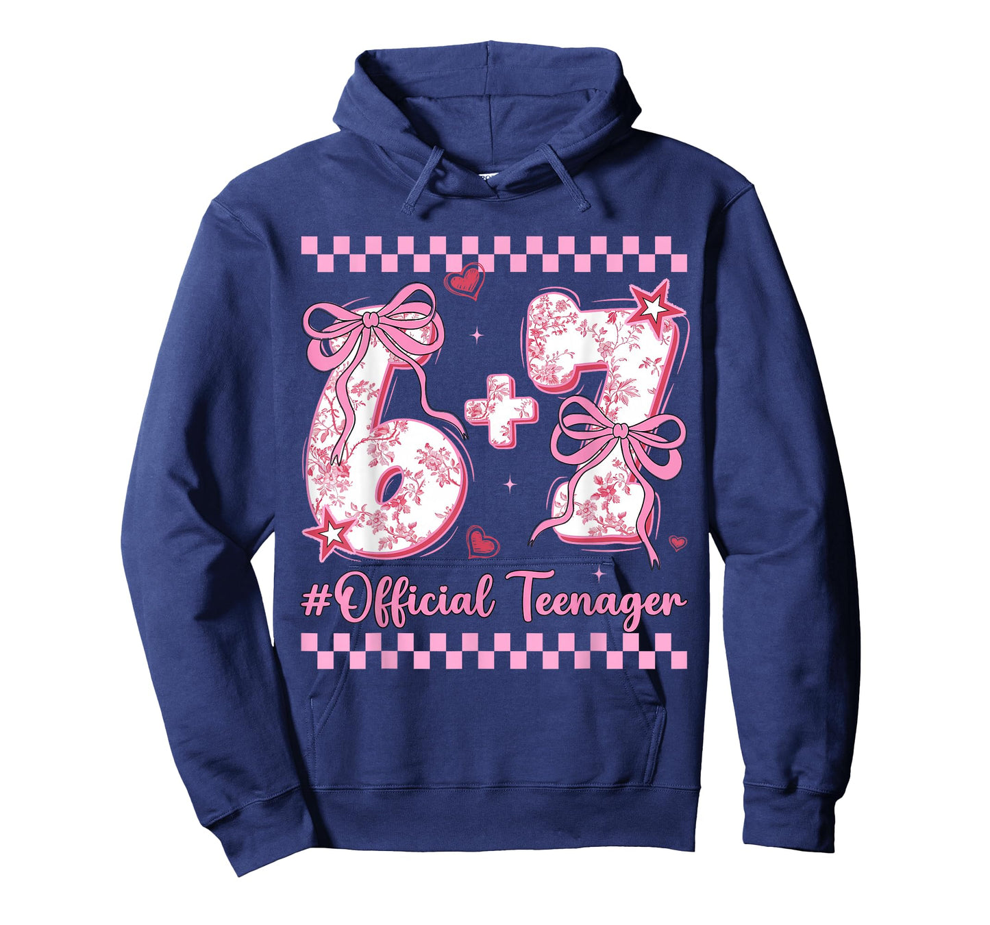13th Birthday Girls 13 Years Official Teenager six Seven T-Shirt