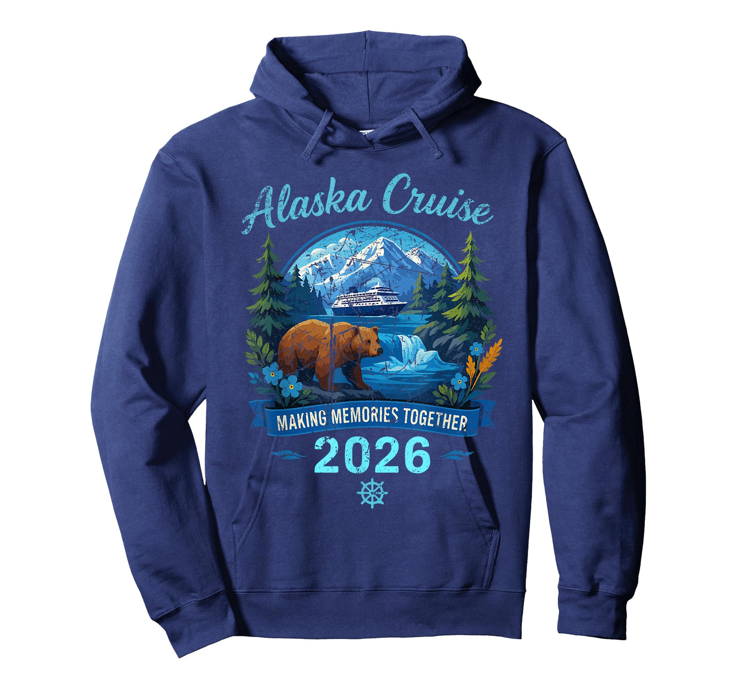 Alaska Cruise 2026 Making Memories Together Design T-Shirt
