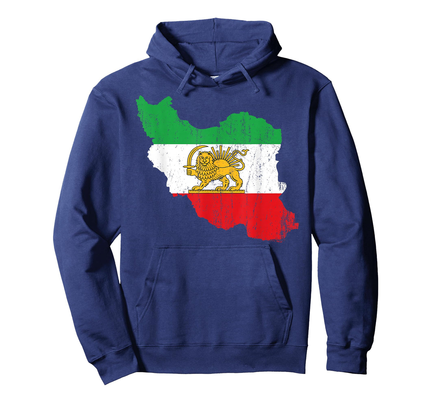 Iran Flag Map Lion Persian Iranian Men Women Kids T-Shirt