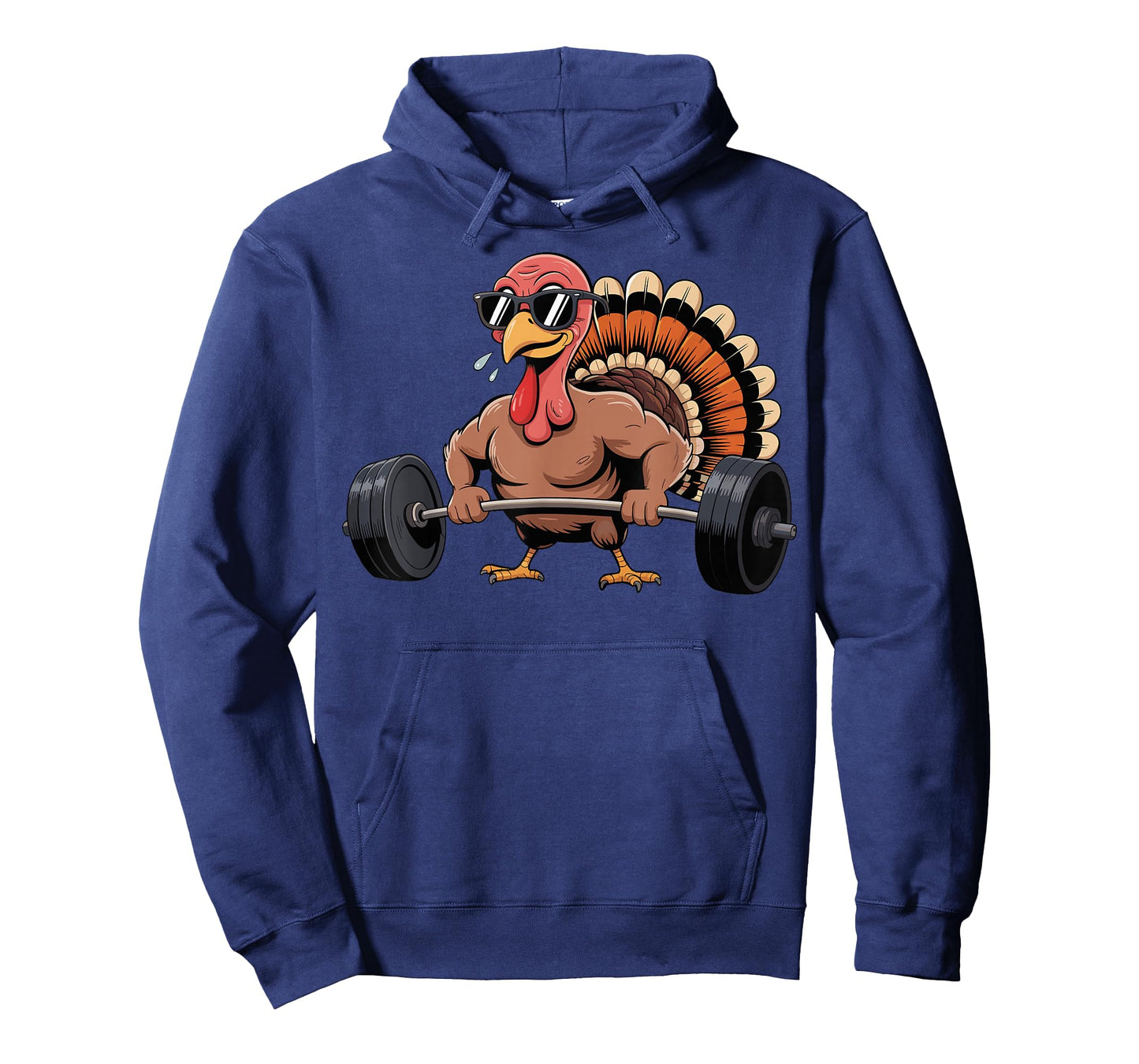 Thanksgiving Workout Turkey Barbell Lift Gym Men Women T-Shirt