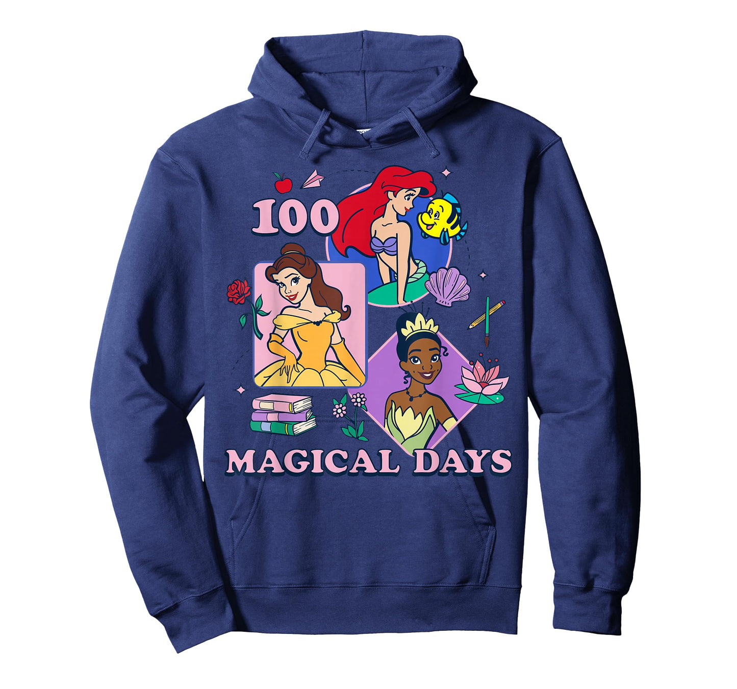 Disney Princess 100 Magical Days of School 100th Day T-Shirt