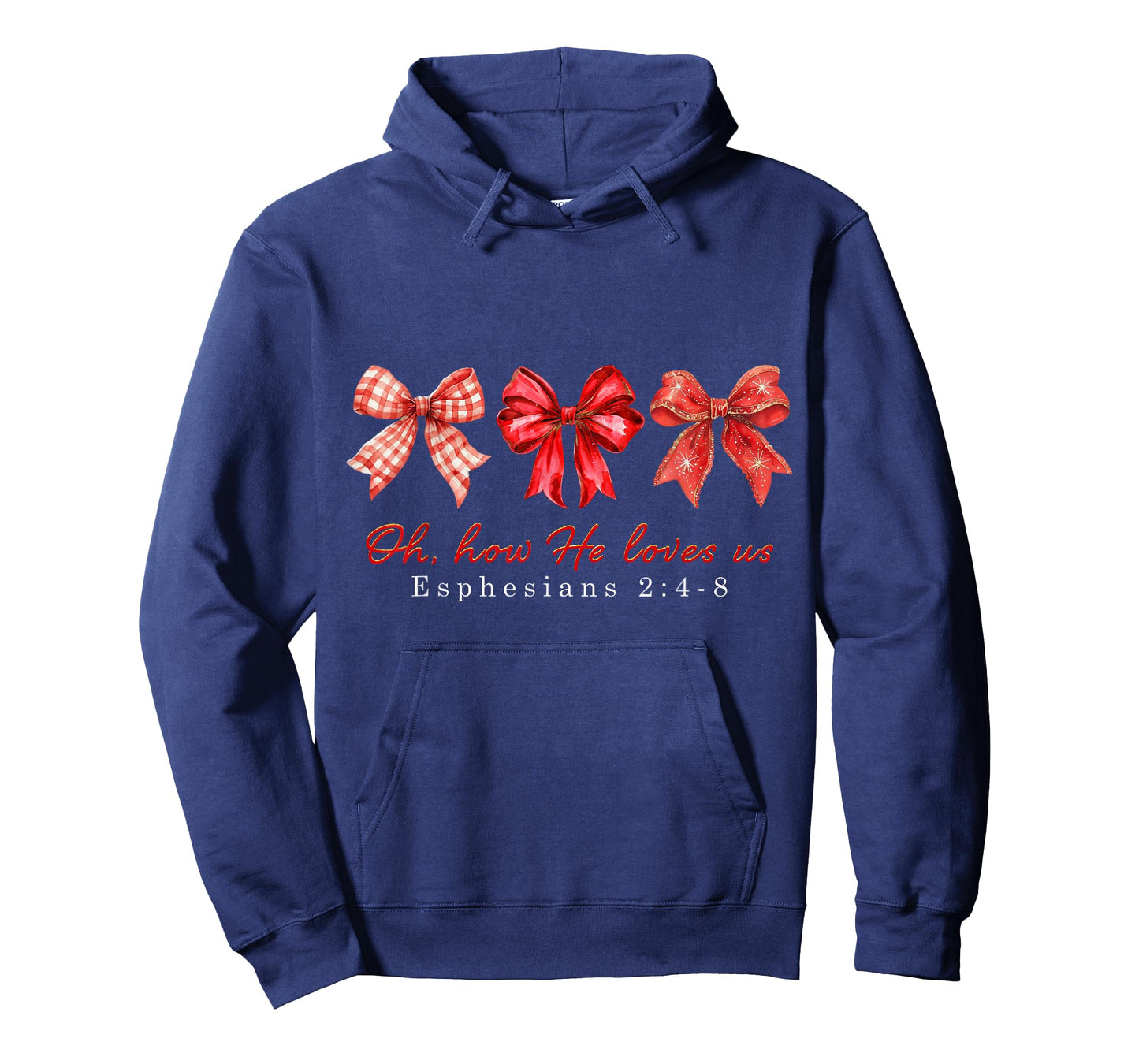 Oh How He Loves Us Valentine John 3:16 Retro Valentine Loved T-Shirt