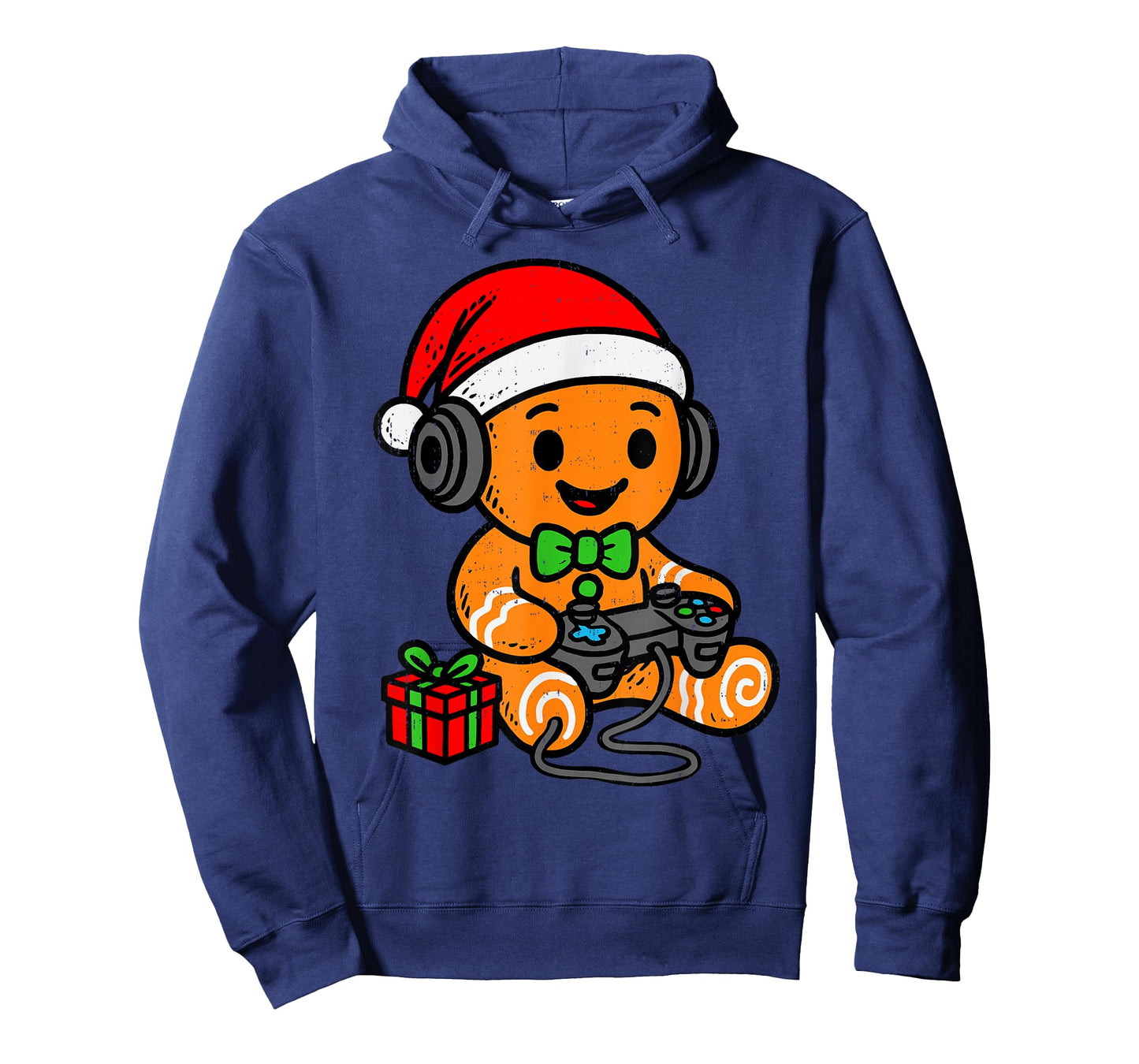 Gamer Gingerbread Christmas Gaming Game Teen Boy Toddler Kid T-Shirt