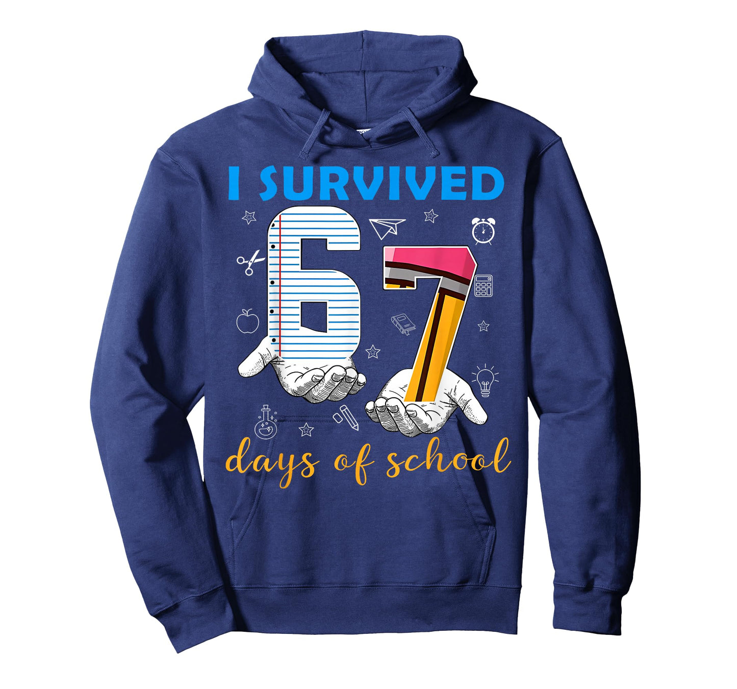 I Survived 67 Days of School Funny Meme Teacher Student T-Shirt
