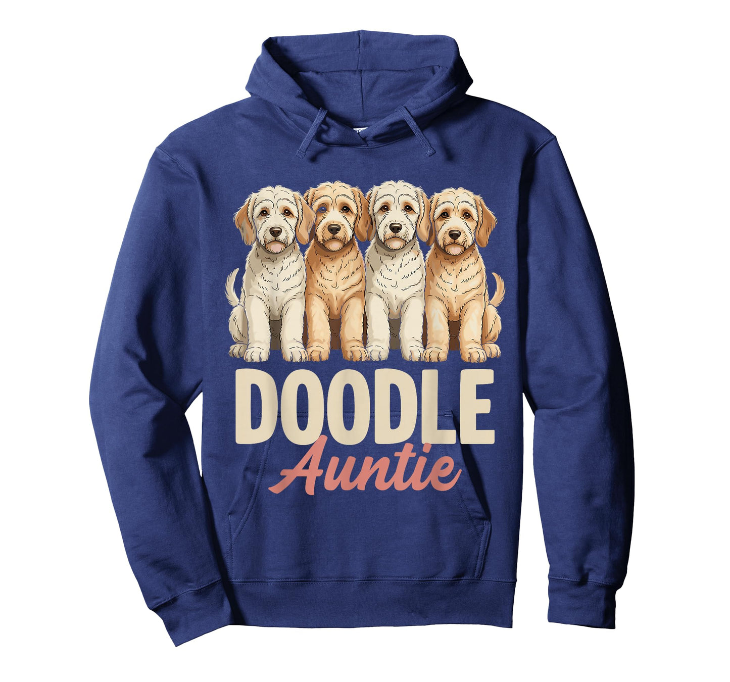 Doodle Auntie Funny Puppy Owner Goldendoodle Dog Lover T-Shirt