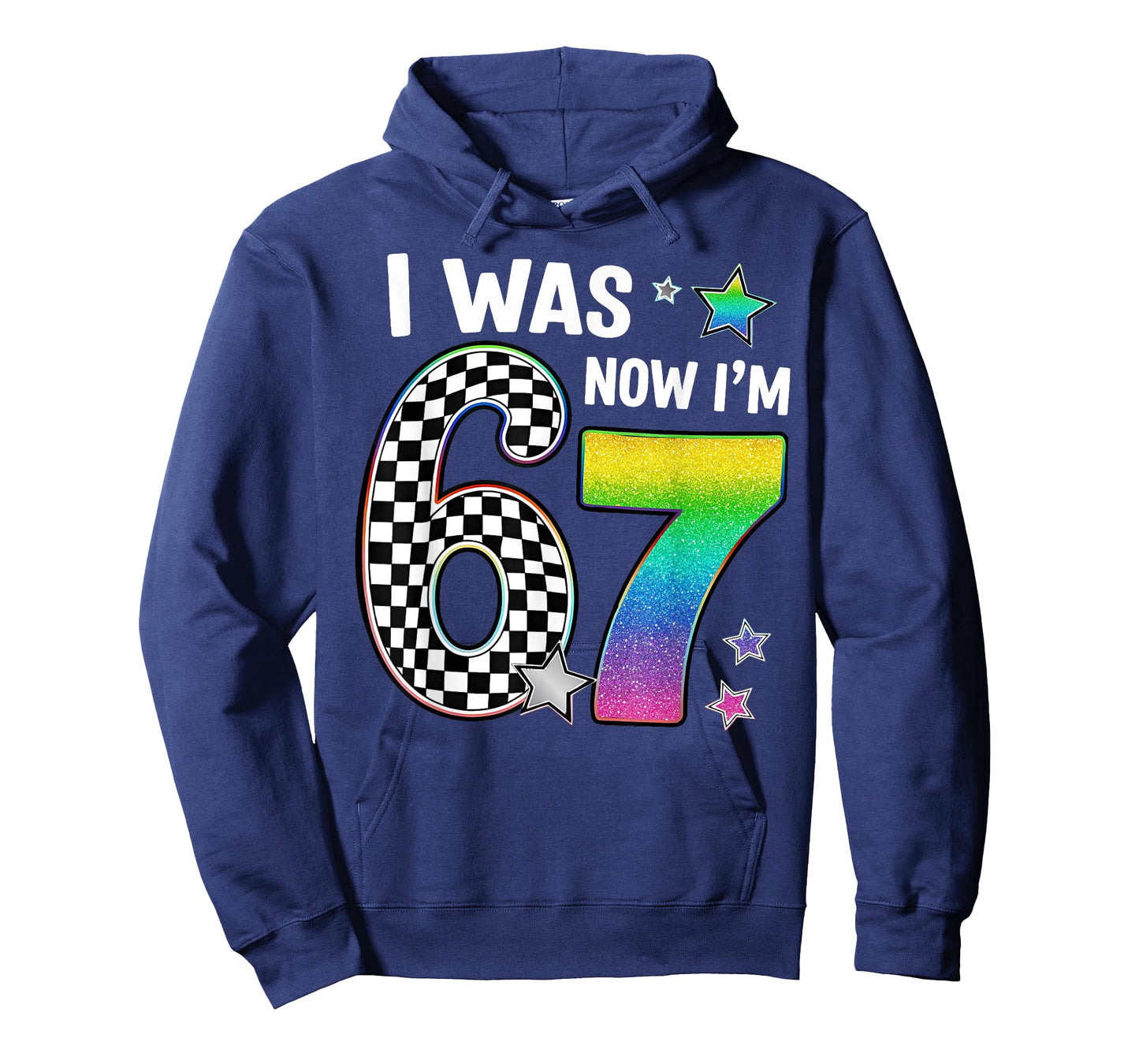 I was 6 Now I'm 7 67 Seven Year Old Birthday Girls Boys T-Shirt