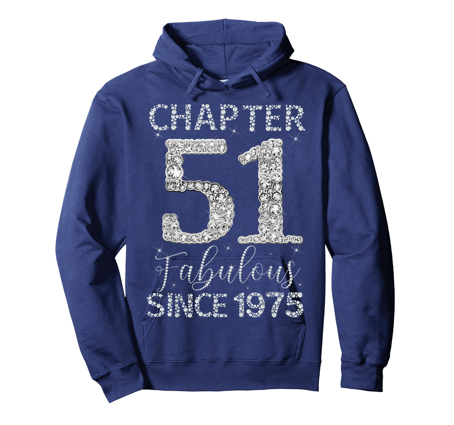 Chapter 51 Fabulous Since 1975 Happy 51st Birthday Girl Lady T-Shirt
