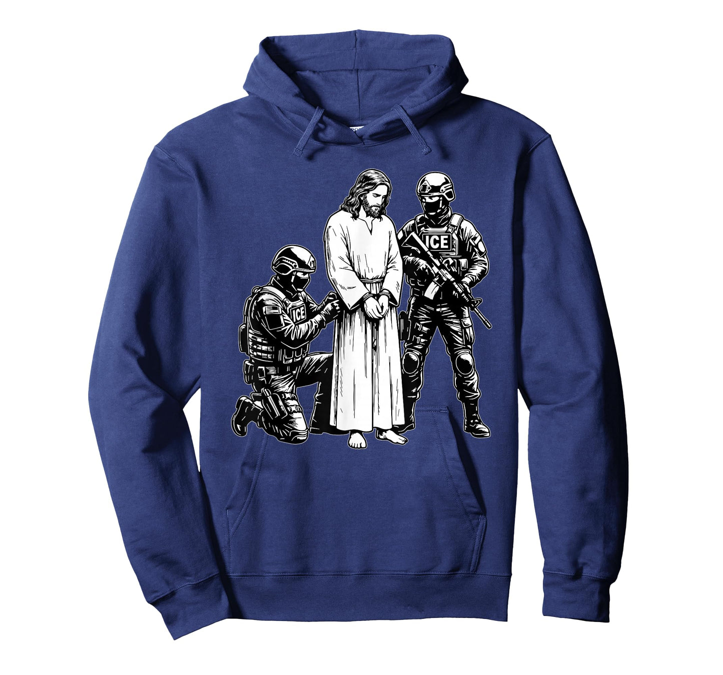 Anti ICE Jesus Arrested Parody T-Shirt