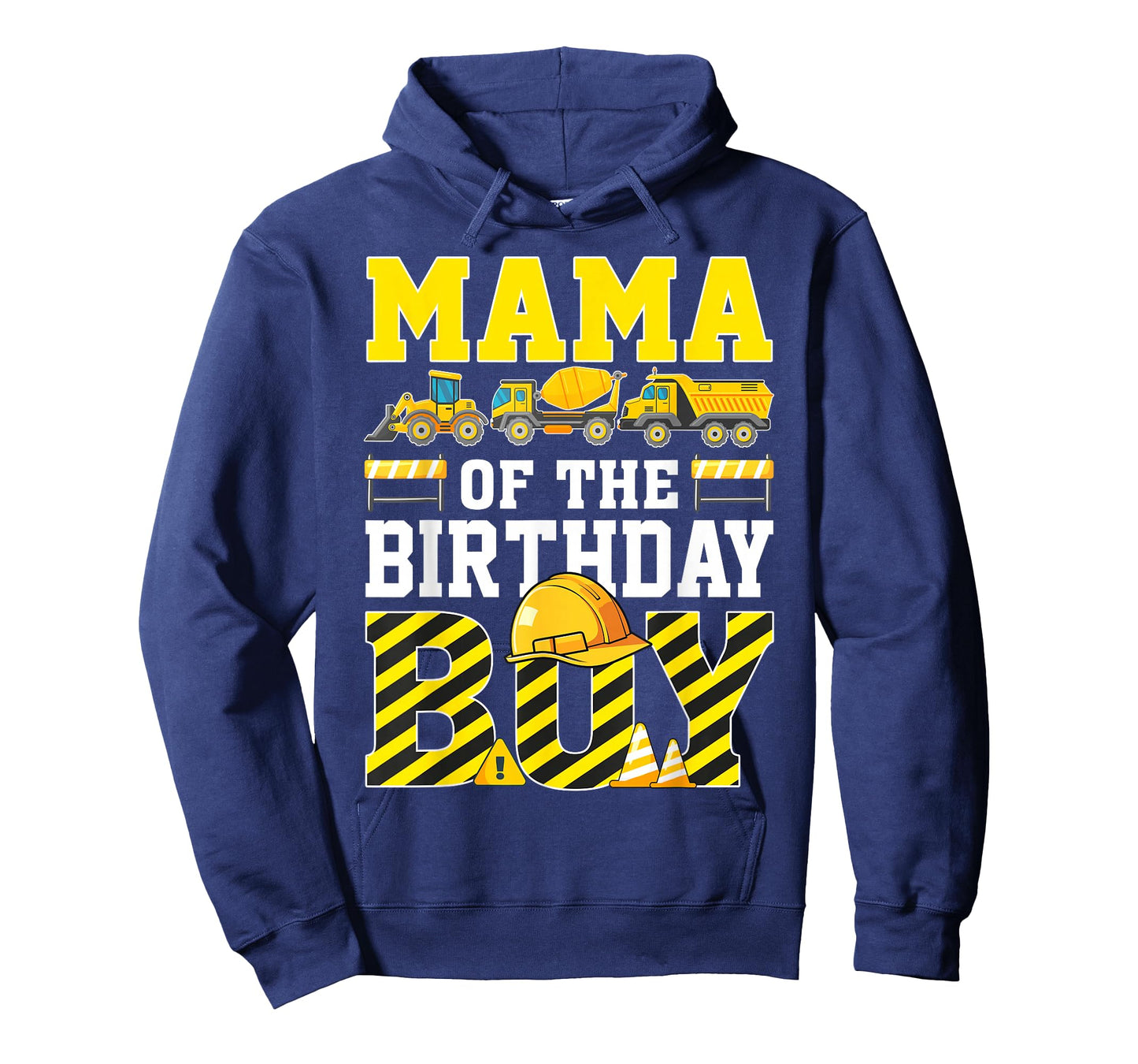 Mama of The Birthday Boy Construction Truck T-Shirt
