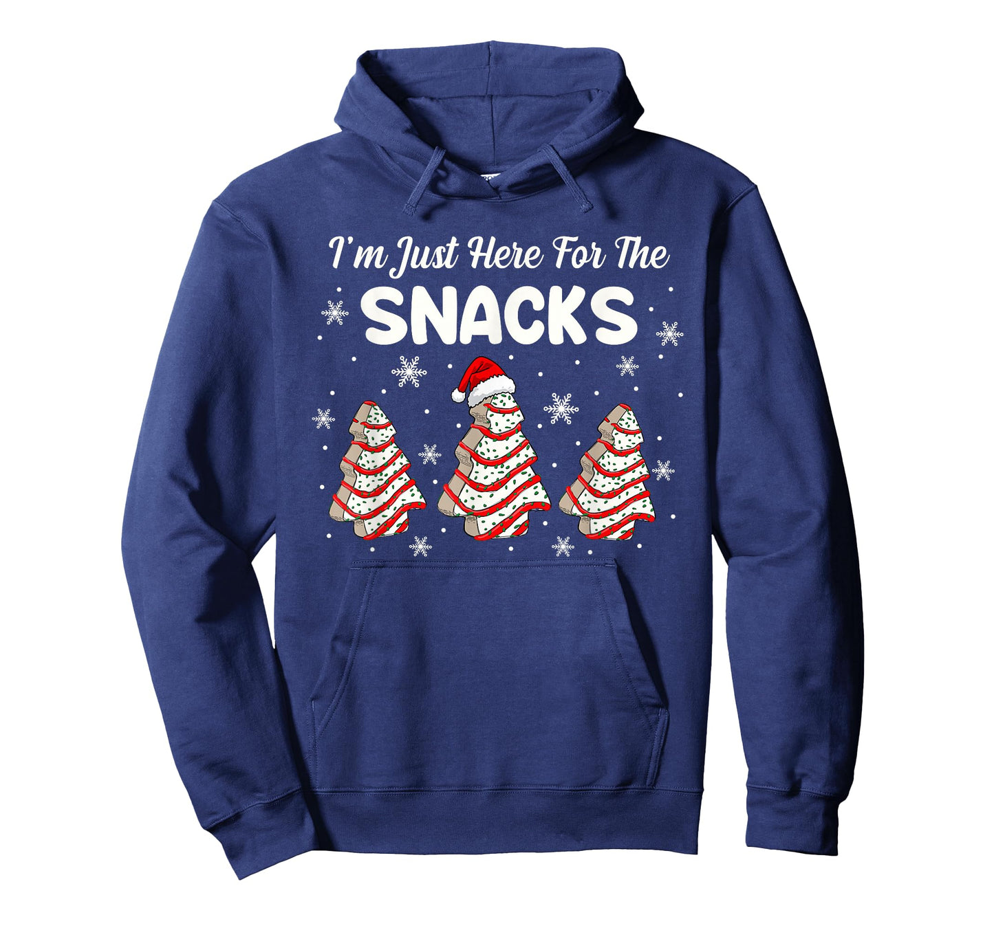 I'm Just Here for The Snacks Christmas Cakes Debbie Becky T-Shirt