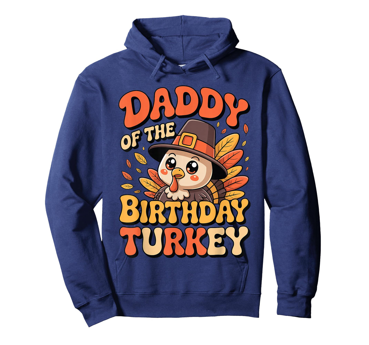 Daddy of The Birthday Turkey Cute Thanksgiving Birthday Dad T-Shirt