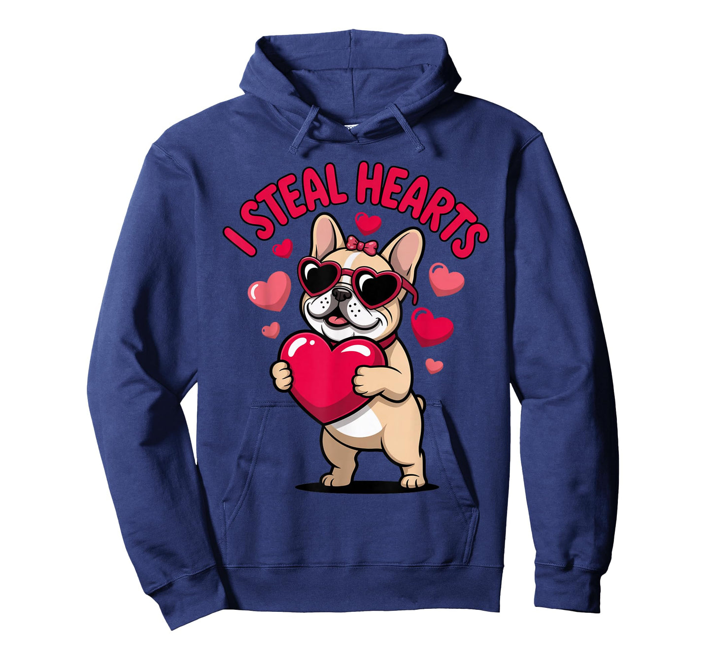 I Steal Hearts French Bulldog Valentine Funny Dog Love Style T-Shirt
