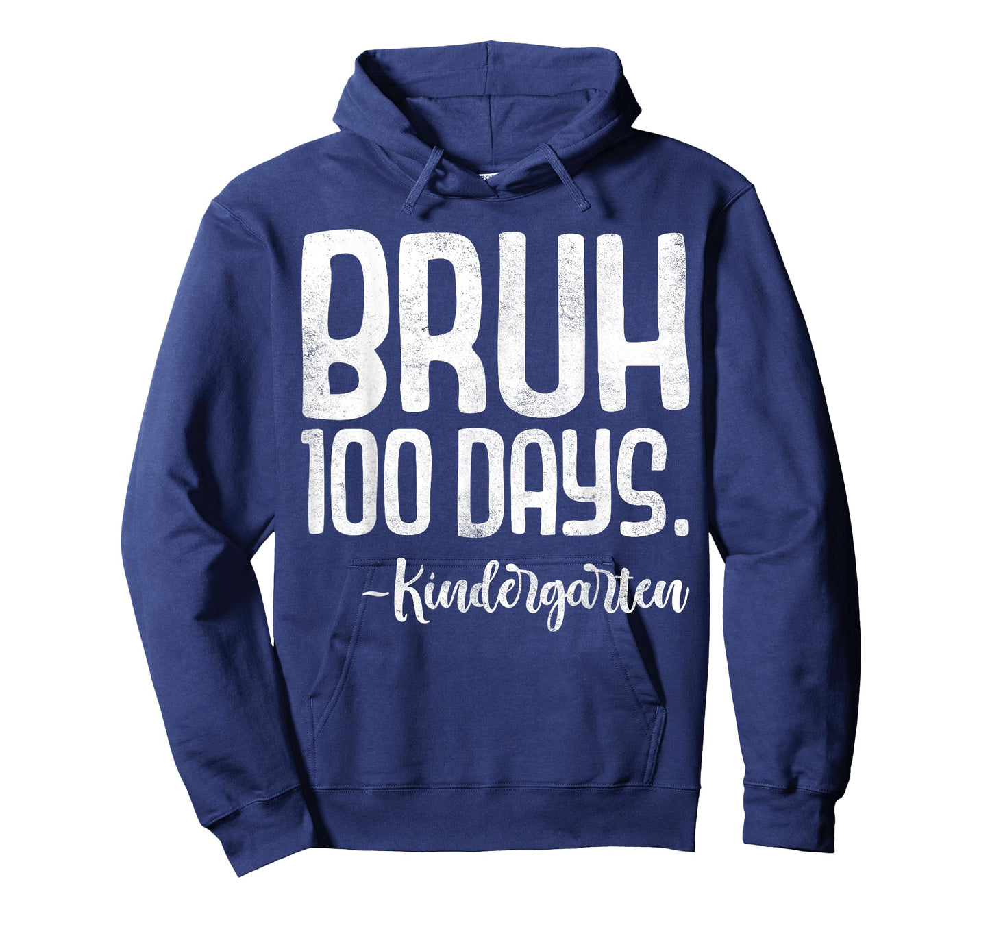 Bruh 100 Days Kindergarten Retro 100th Day Teacher Kid Boy G T-Shirt