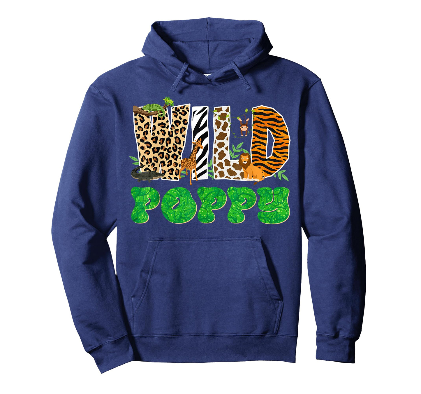 Wild Poppy Zoo Safari Animal Birthday Matching Family T-Shirt