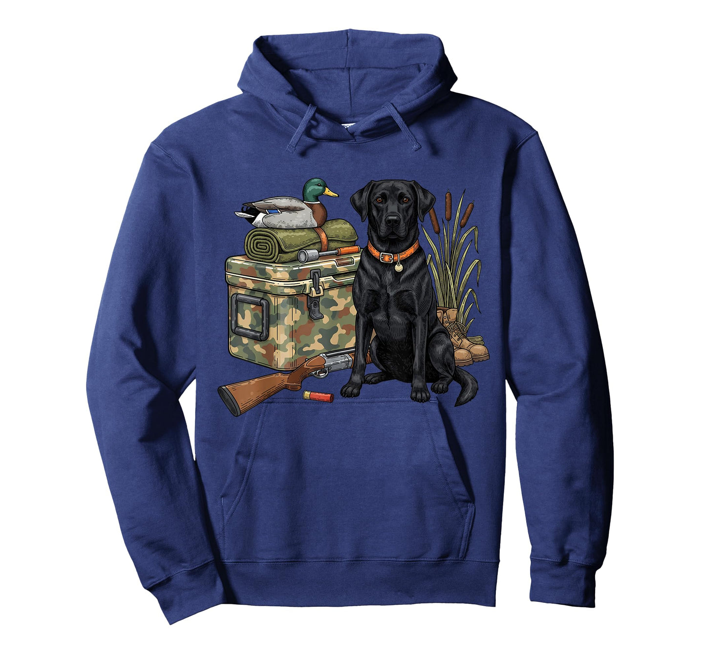 Black Lab Labrador Dog Hunting Duck Hunting Season Men Women T-Shirt